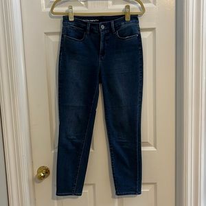 Talbots high rise jogging crop jeans size 2